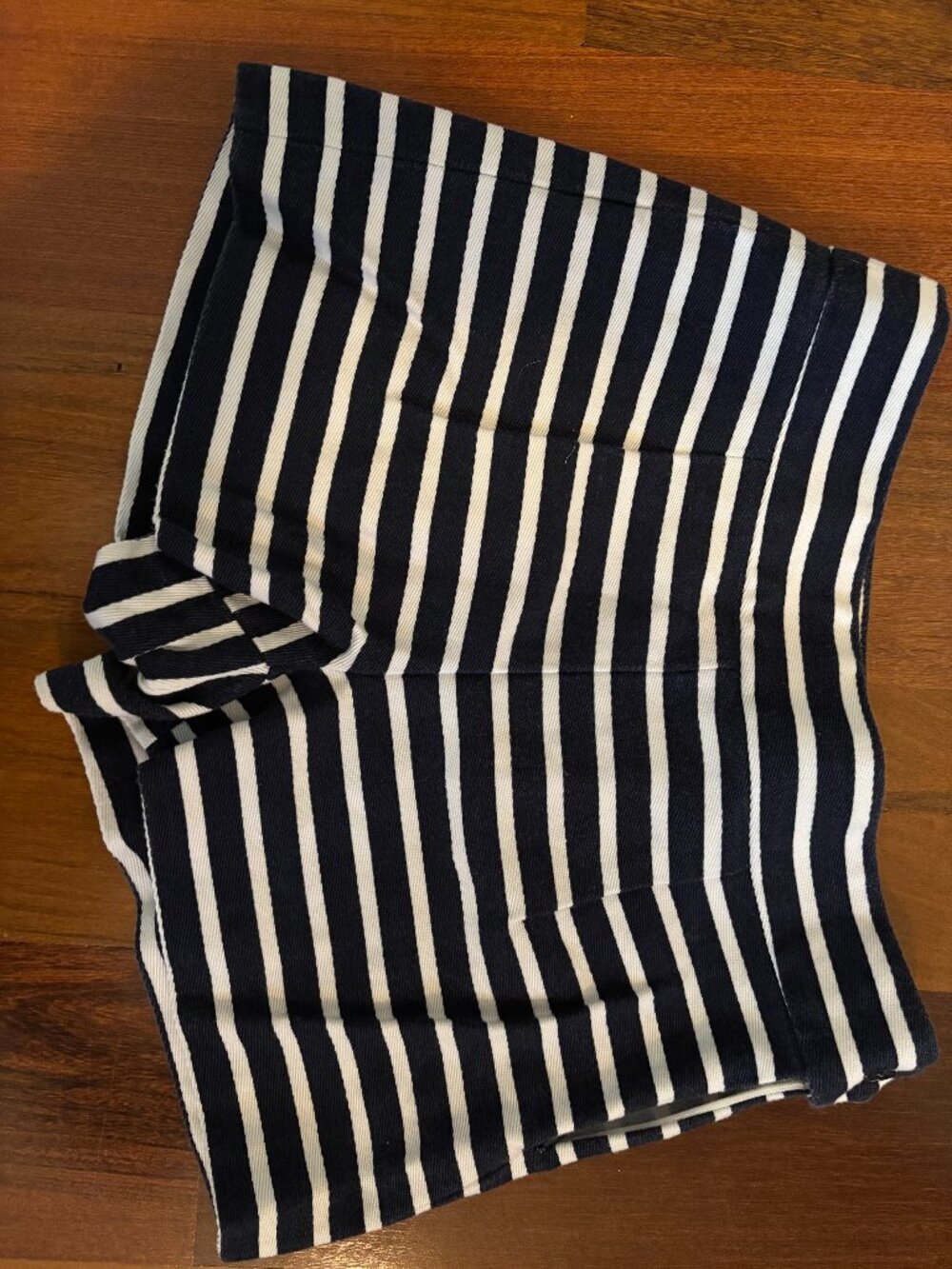 J.Crew Navy & White Striped Shorts – Size 00